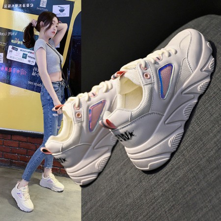 Women's Breathable Sneakers Spring New Running Casual Sports Shoes